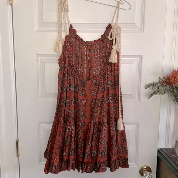 Ulla Johnson Red Floral Swim Coverup - Picture 2 of 2